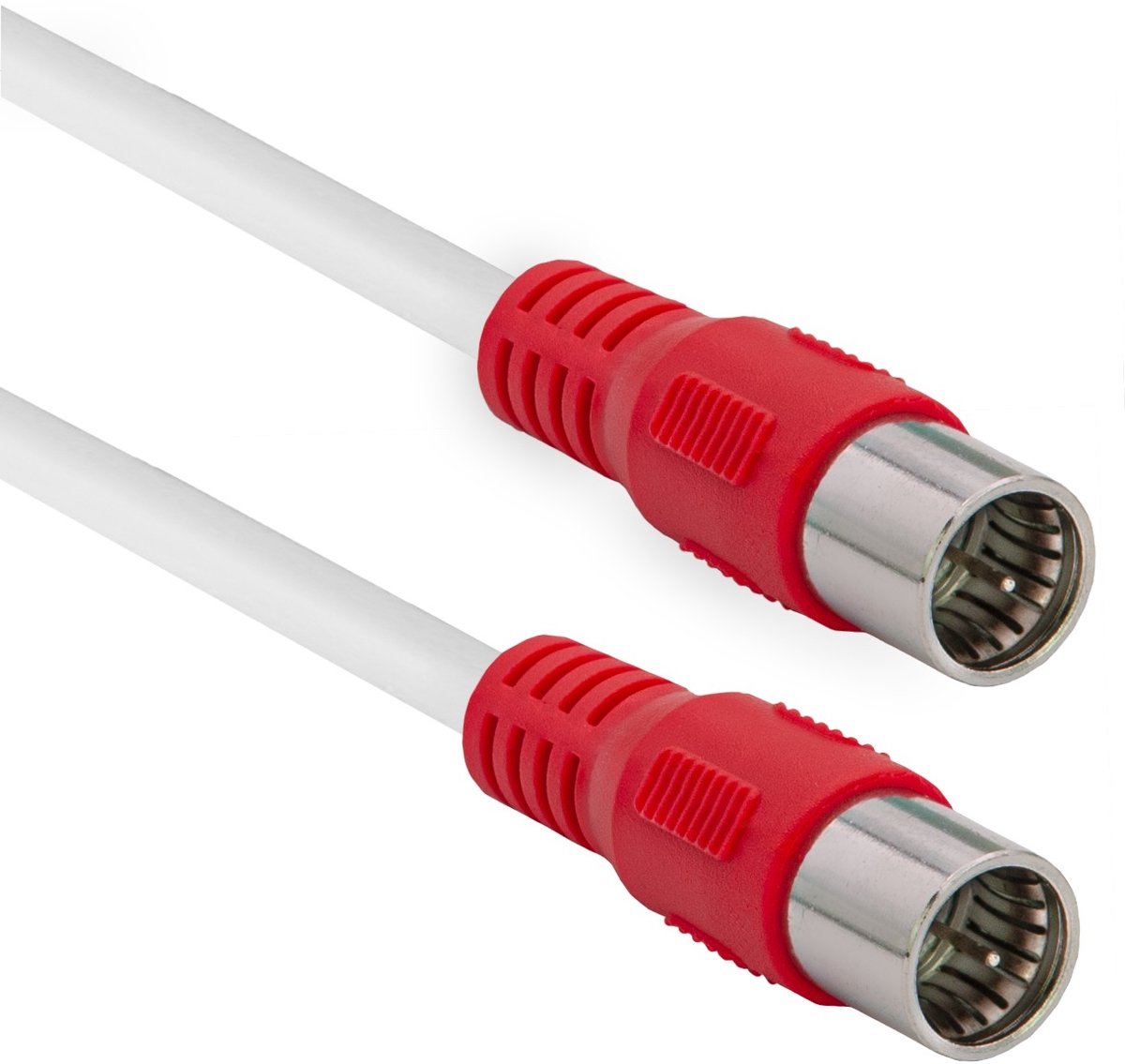 Image of F-quick (m) - F-quick (m) coaxkabel | Class A+ | koper | recht | wit | 3 meter