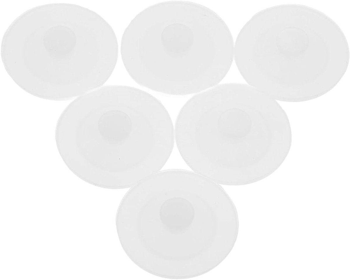 Flessen Stoppers - Lekvrije Stoppers - Flessen Afsluiten - Siliconen Materiaal - 2.5 cm - Wit