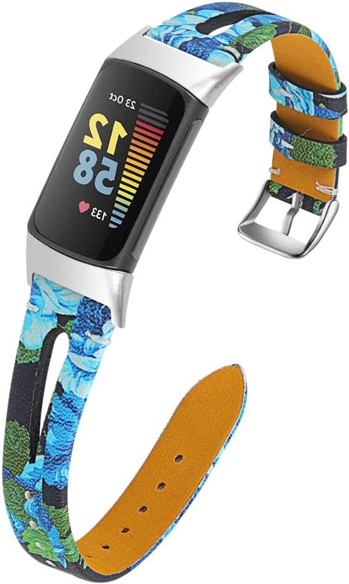 Vervangende Band - Horlogeband Leder - Activiteit Tracker - Hollo Ontwerp - 5.5-8 inch - J