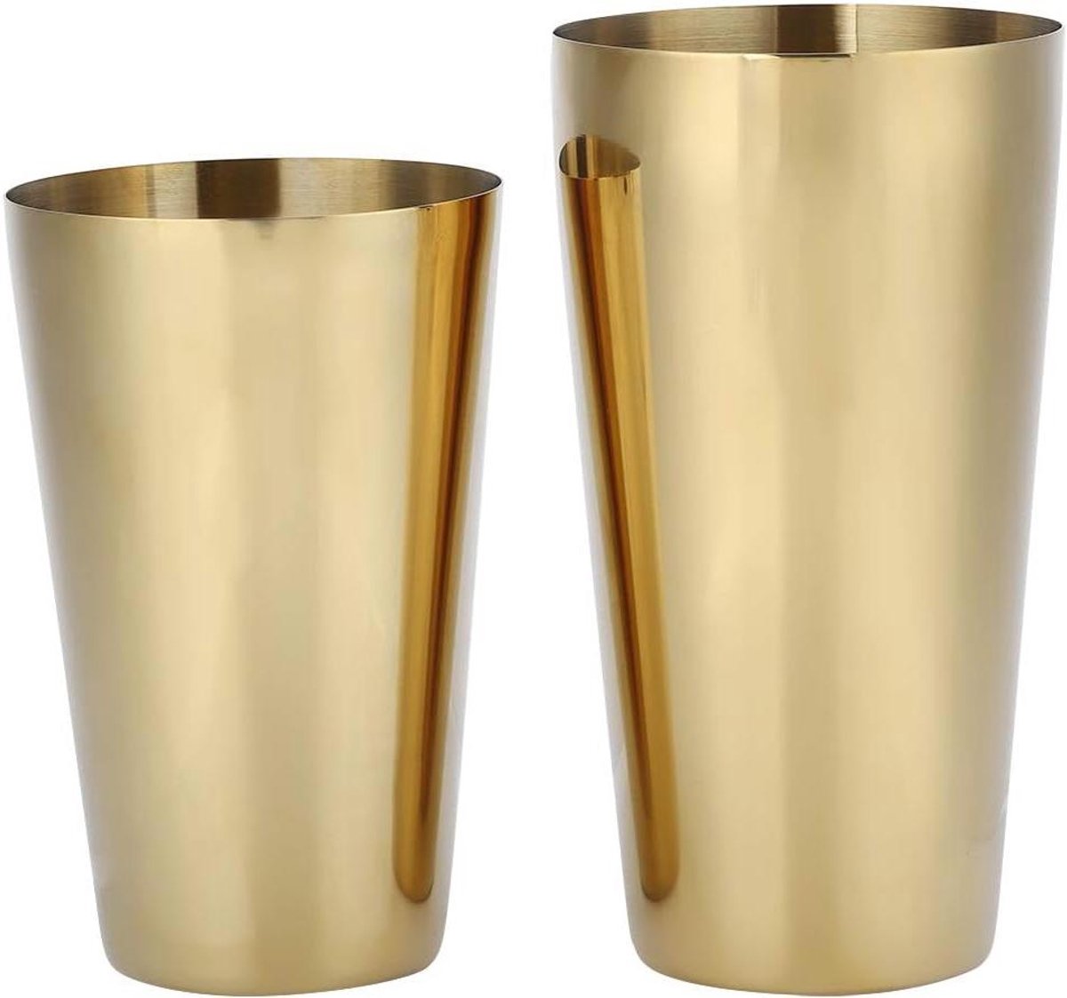 Cocktail Shaker Set - Barman Tools - Cocktails Maken - Food Grade RVS - 6.4x16.2cm - Goud