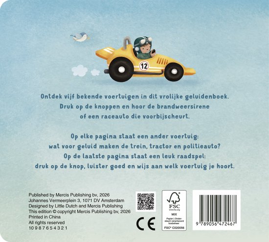 Little Dutch - Mijn geluidenboek - Voertuigen
