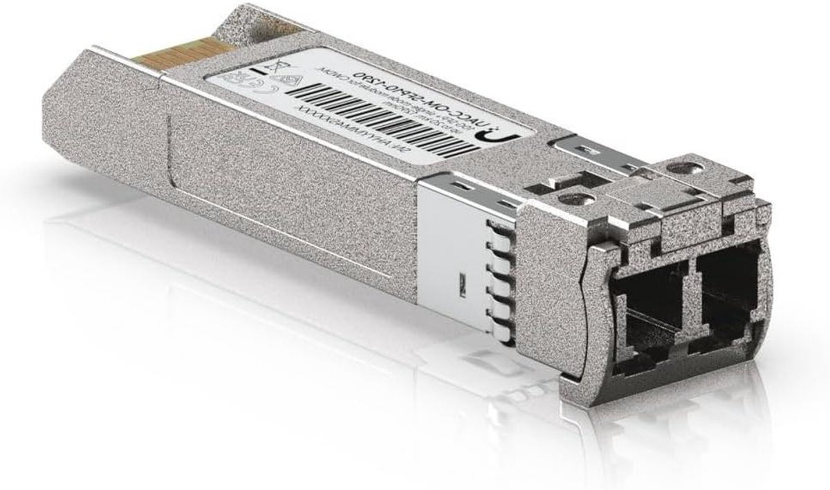 Netwerk Transceiver - Glasvezel Module - Netwerk Verbinding - Single Mode - 20 km - Grijs