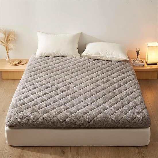 Japanse Futon Matras - Vloermatras Opvouwbaar - Veelzijdig Slapen - Ademend Huidvriendelijk - 90 x 190 cm - Grijs — afbeelding 4