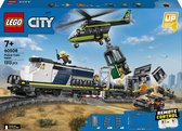LEGO City Le braquage du train de la police - Ensemble de train jouet - 60508