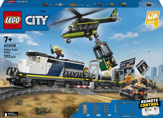 LEGO® City Overval op Politietrein - Speelgoedtreinset - 60508