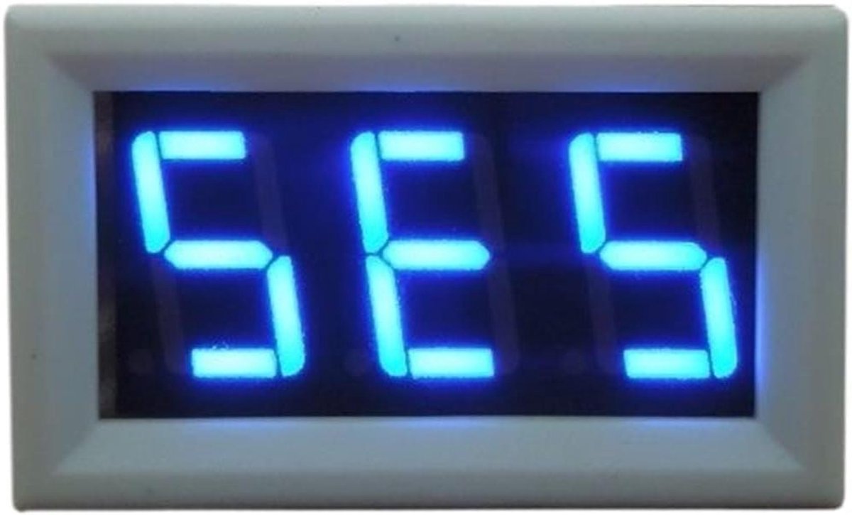Digitale Stroommeter - Ampèremeter Tester - Elektrische Metingen - Met Bypass Shunt - 300A - Zwart Rood