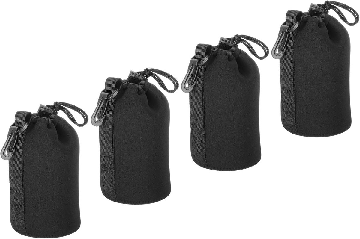 Lenstas - Lenshoes - Camera Bescherming - 5mm Dik Neopreen - 10x18cm - Zwart