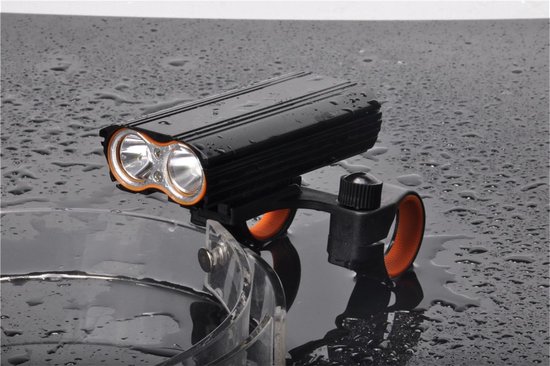 Fietslamp USB Oplaadbaar - Fietsverlichting Voorlamp - Veilig Fietsen - 2000 Lumen XM-L2 LED - 300 meter bereik - Zwart — afbeelding 3