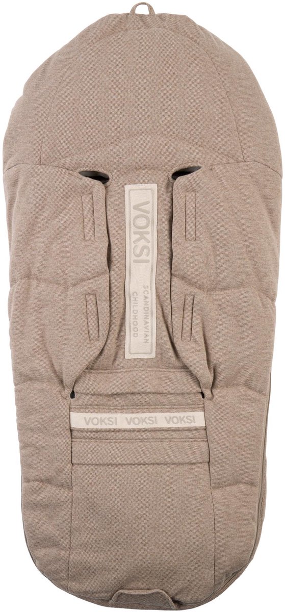 Voksi Zomervoetenzak Breeze Light - Voetenzak - Voetenzak buggy - Voetenzak autostoeltje - Zomervoetenzak buggy - Walnut solid van Voksi — afbeelding 2