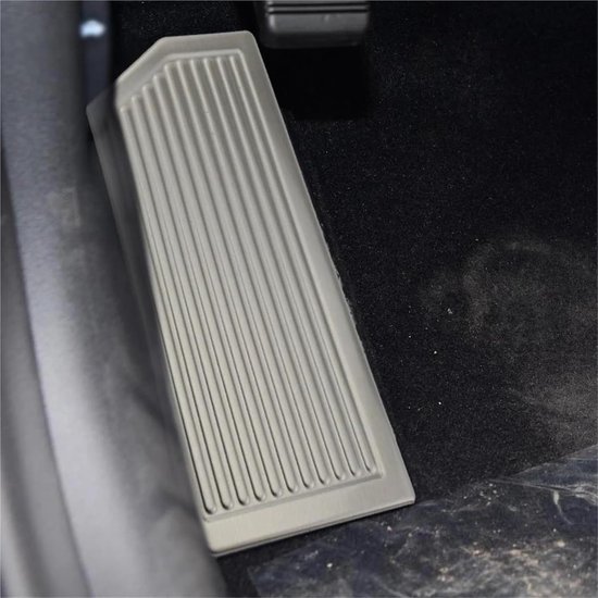 Pedaalhoezen Auto - Antislip Pedalen - Veiliger Rijden - Roestvrij Staal - 3 Stuks - Zilver — afbeelding 2