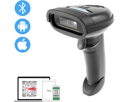Draadloos/USB barcode scanner 1D/2D/QR Laser Plug&Play