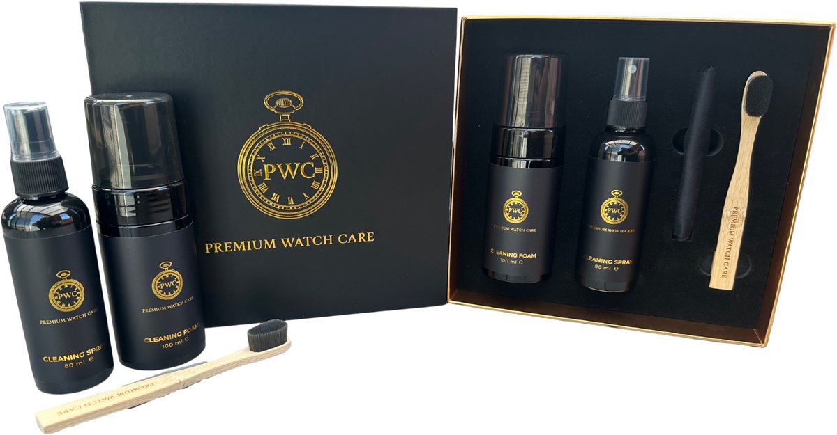 Premium Horloge Schoonmaakset - Luxe cadeauset
