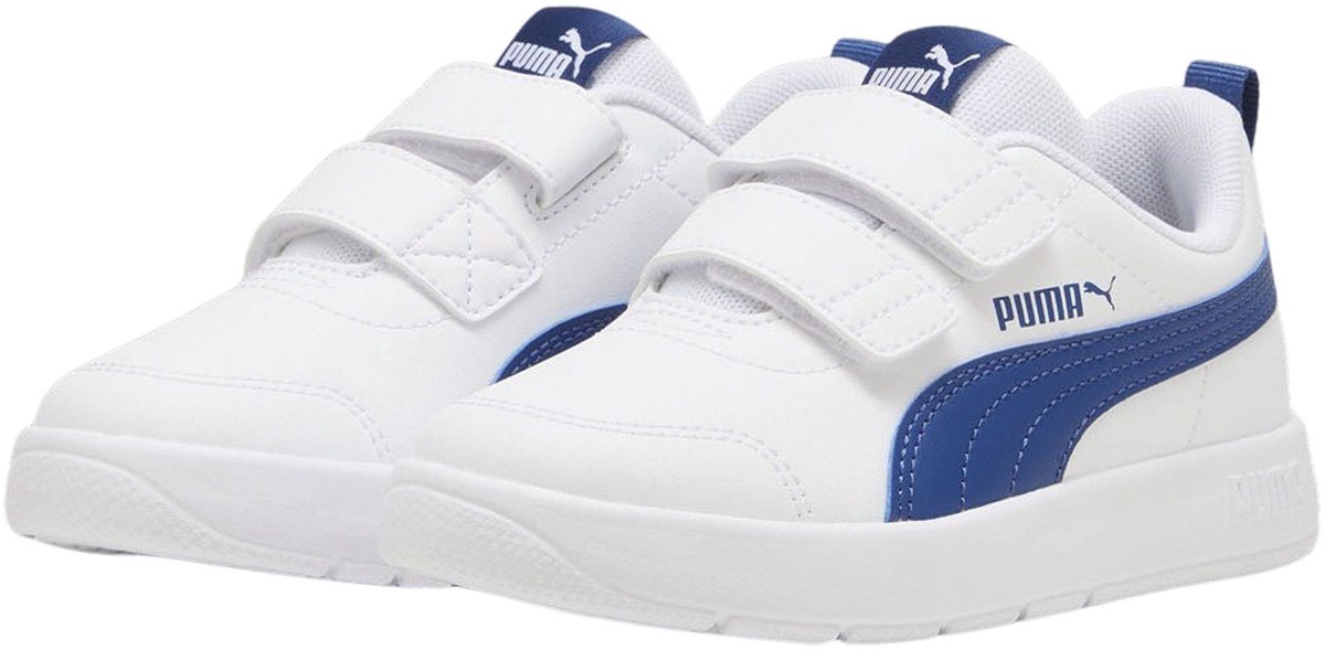 Puma Courtflex V3 V Sneakers Junior Blauw