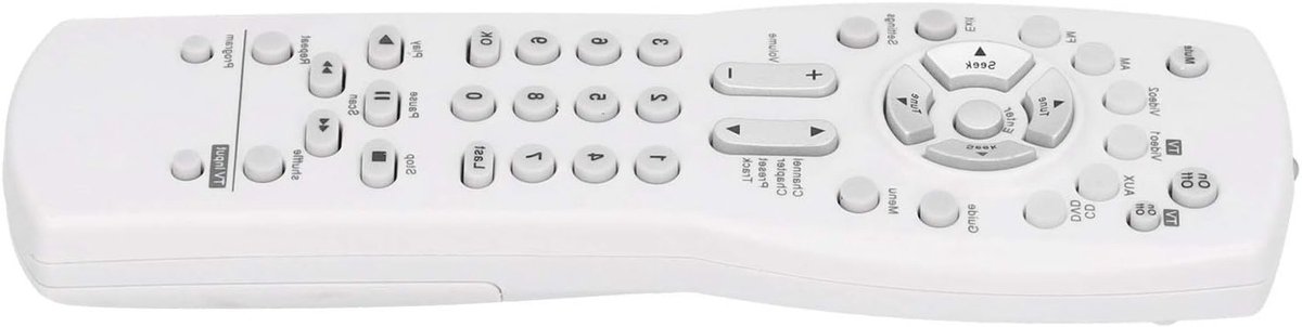 Vervangende afstandsbediening voor TV, DVD, VCR en media center - Compatibel met AV 3-2-1 series, gebruiksvriendelijk en veelzijdig