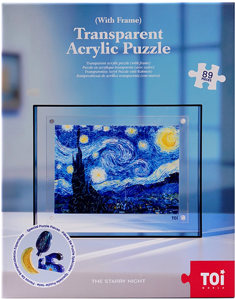 Sterrennacht 3D Puzzel van Acryl - Kunst Bouwpakket voor Volwassenen