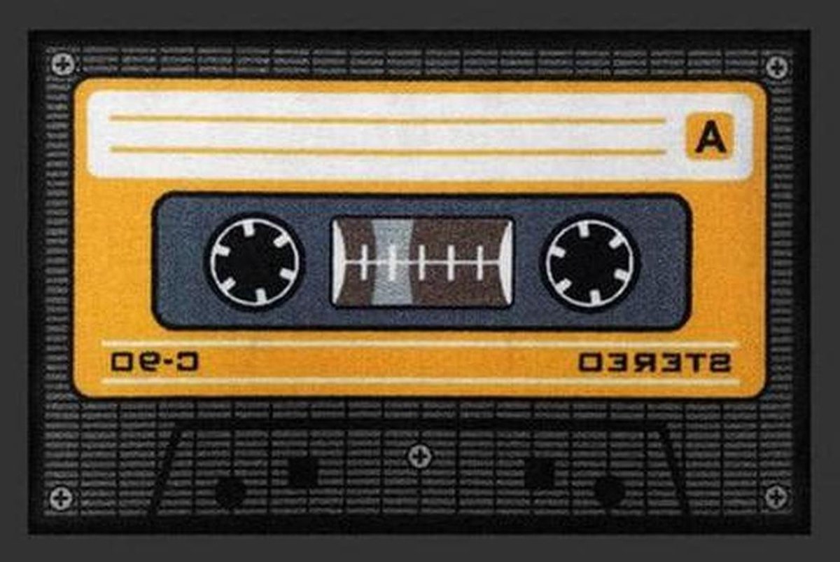 Deurmat Cassette - Voordeur Mat - Vuil Buiten Houden - Wasbaar Tot 30°C - 40 x 60 cm - Zwa