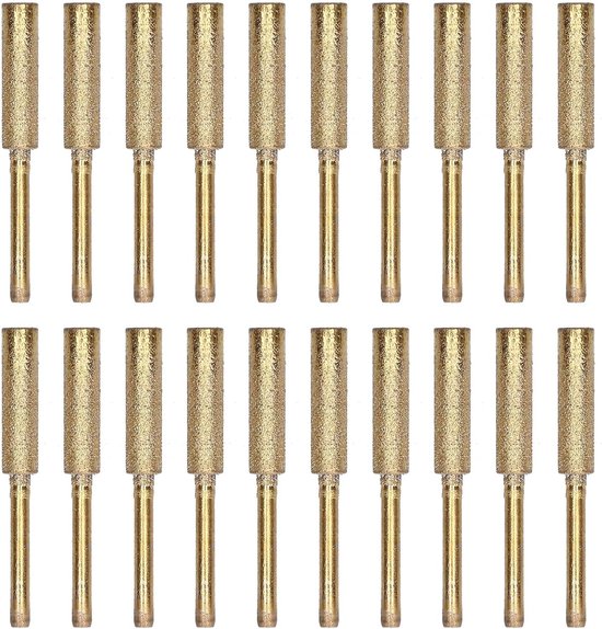 Cryfokt Kettingzaagslijpkop Stevige Vijl voor Repareren en Graveren op 404, 3/8 Inch Kettingen - 20-delige Set (GOLD #13) — afbeelding 2