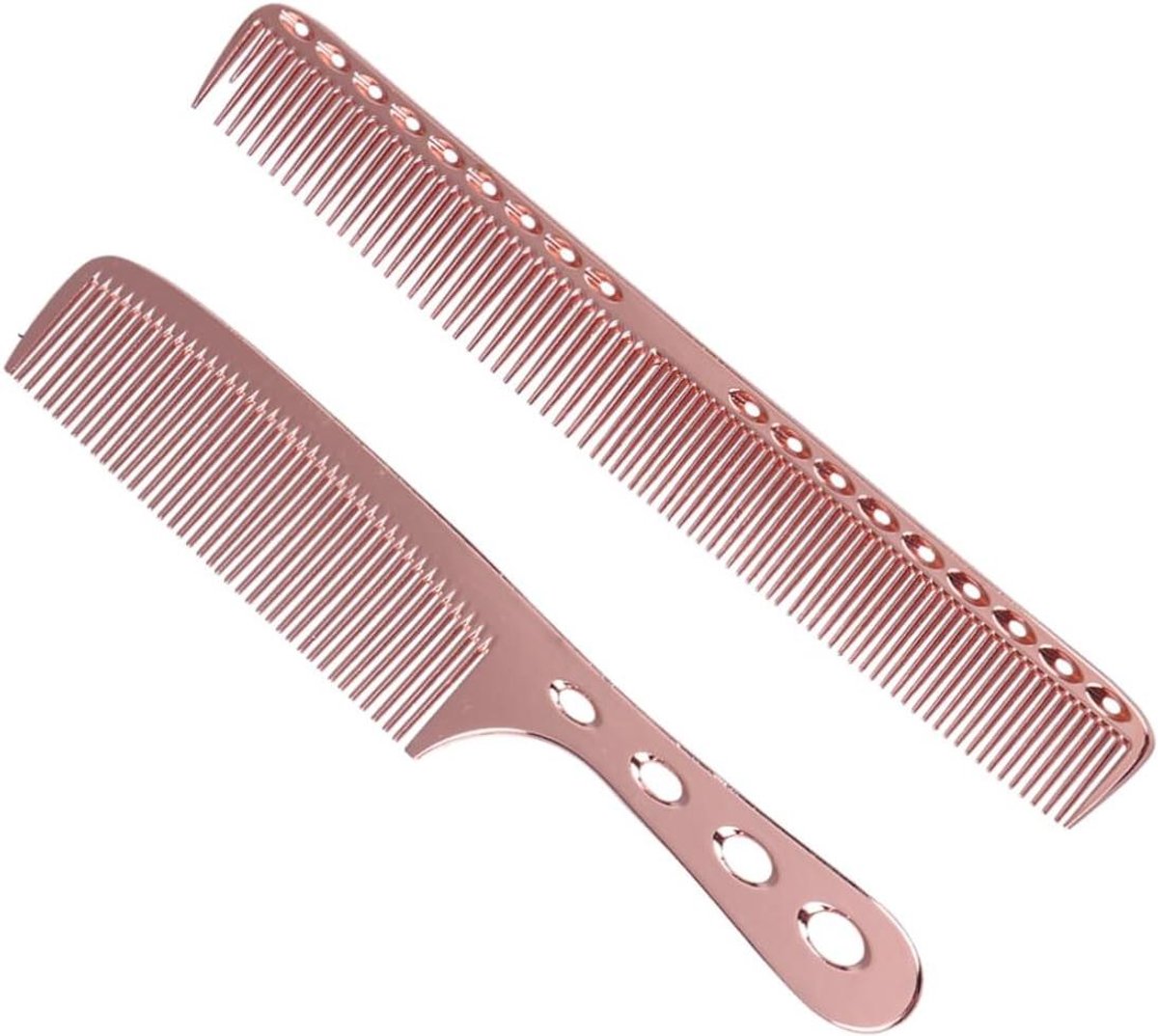 Haarspraykammenset - Vorkkammen Haaraccessoires - Haar Organiseren - Zachte Hoofdhuidmassage - 2 Stuks - Roze