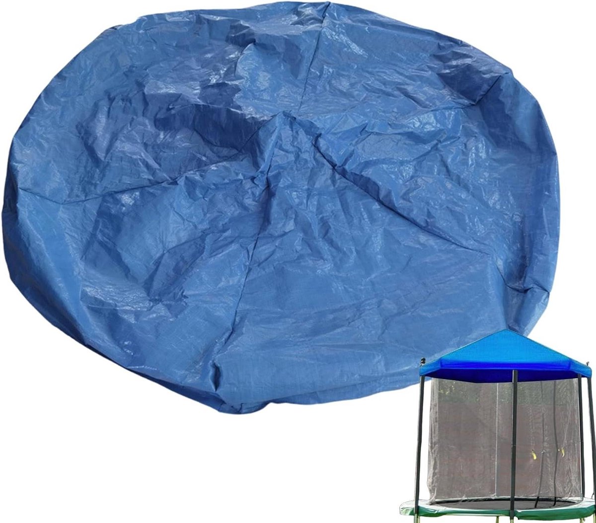 Trampoline Zonnescherm - Schaduwhoes - Bescherming Buiten - UV-bescherming - 16 voet - Blauw