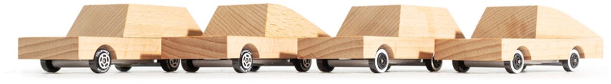 Candycar World - DIY set - 4 voertuigen - Ontwerp je eigen racewagen