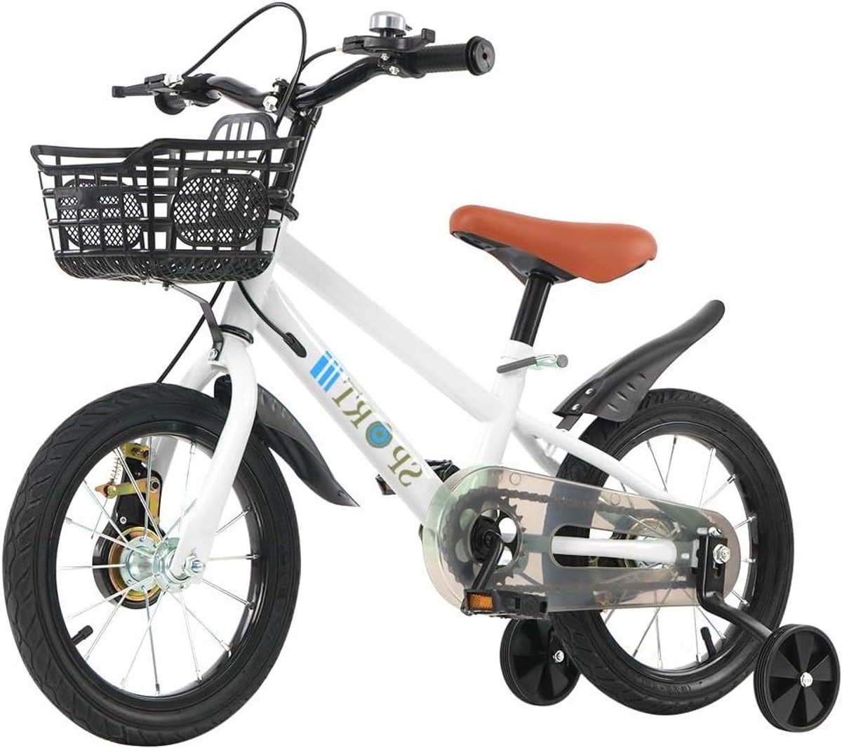 Kinderfiets Hulpwielen - Jongens Meisjes Fiets - Leren Fietsen - In Hoogte Verstelbaar - 12 tot 20 Inch - Roze