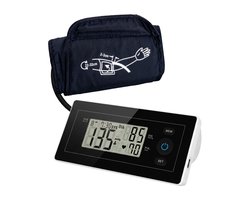 Bloeddrukmeter Bovenarm - Hartslagmeter met Groot LCD-display - Geheugen voor 2 Gebruikers - Manchet 22-32 cm