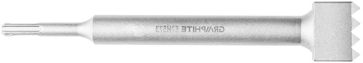 SDS-Plus Beitel - Erwtenschutter Beitel - Mortel Verwijderen - 16 Tanden - 40 x 40 mm - Grijs