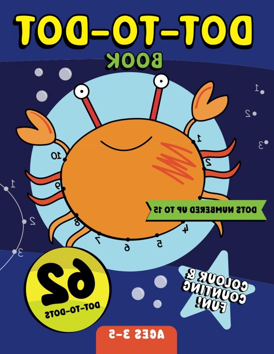 Stippen Tellen Boek - Puzzelboek Kinderen - Leren Tellen - Eenvoudige Puzzels - 8.5 x 11 inch - Niet gespecificeerd
