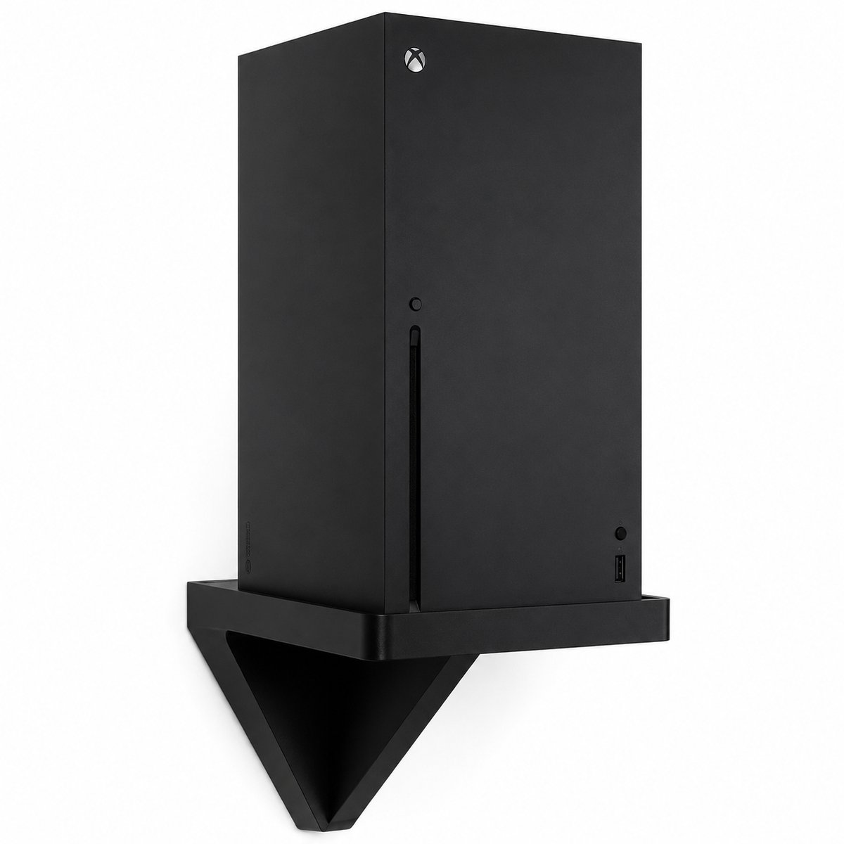 Xbox Series X Wandhouder Met Ventilatie - Zwevende Console Shelf - Ruimtebesparende Wall Mount Voor Gaming Setup - Kabelmanagement - Stevige Console Beugel Voor Woonkamer En Gamekamer - Zwart