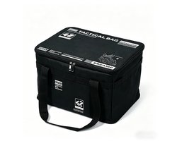 Tactische opbergtas voor kamperen extra grote inhoud van 42 liter waterdichte organizer van Oxford stof ideaal voor reizen outdooravonturen en thuisgebruik Zwart
