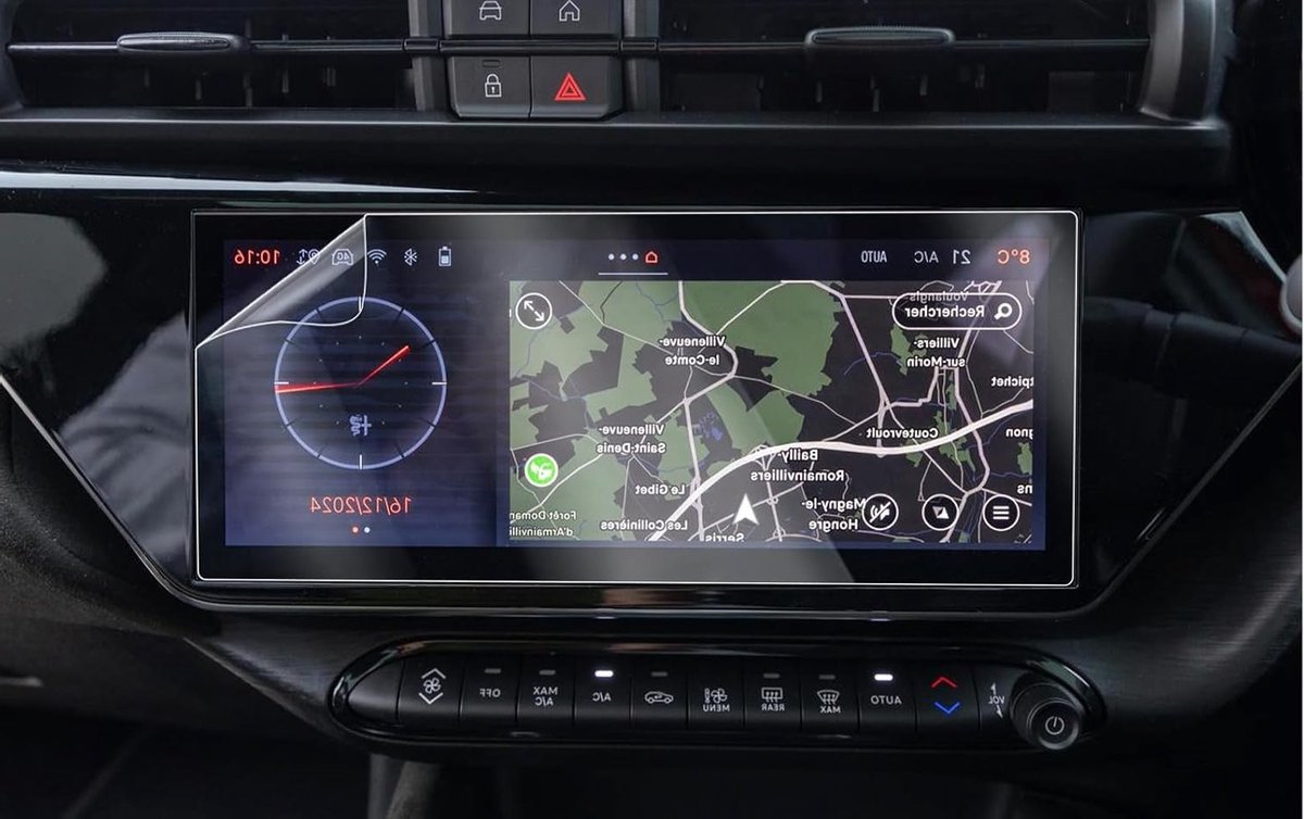 Navigatie Scherm Beschermfolie voor Alfa Romeo Junior Elettrica Ibrida Q4 10.25 Inch - Nano Plastic, Krasbestendig en Ideaal voor Infotainment Systemen