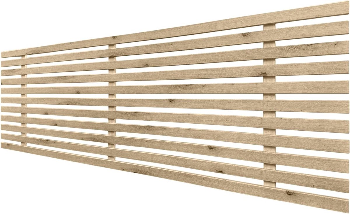 Hoofdbord Hout - Bed Decoratie - Slaapkamer Styling - Gemaakt van gerecycled MDF - 135cm - Cambrian Hout