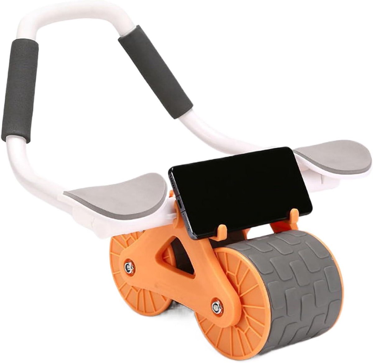 Ab Roller Wheel - Verwijderbare buikspieroefeningen Metaalschuim ABS, draagbare 1130g core trainer, oranje blauw opties | Effectieve versterkingstrainer Home Gym Workout Fitness Ab