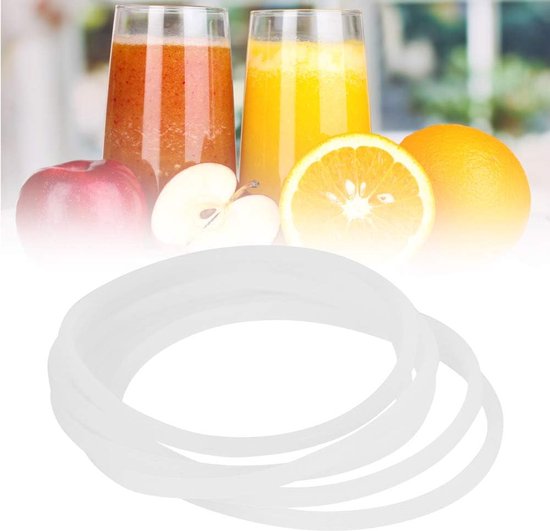 Vervangende Afdichtring Mixers - O-ring Keukenmachine - Mixer Repareren - Flexibele Rubberen Ring - 8.4 cm Diameter - Wit — afbeelding 5