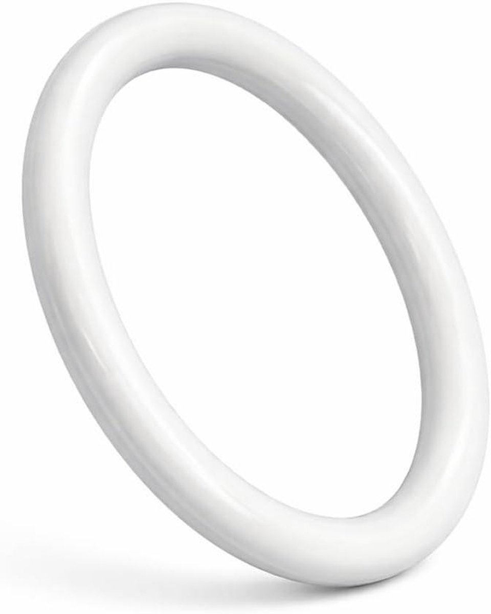Gordijnringen voor vensterstangen Kleur: transparant, wit - 8x13, 11x16, 13x18, 16x21 mm (diameter Ø 13 x 18mm)