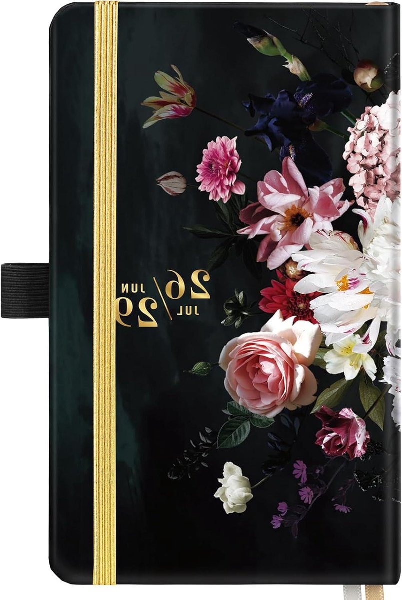 Zakplanner Kalender - Maandplanner - Drie Jaar Plannen - Met Notitiepagina's - 97 x 163 cm - Zwart
