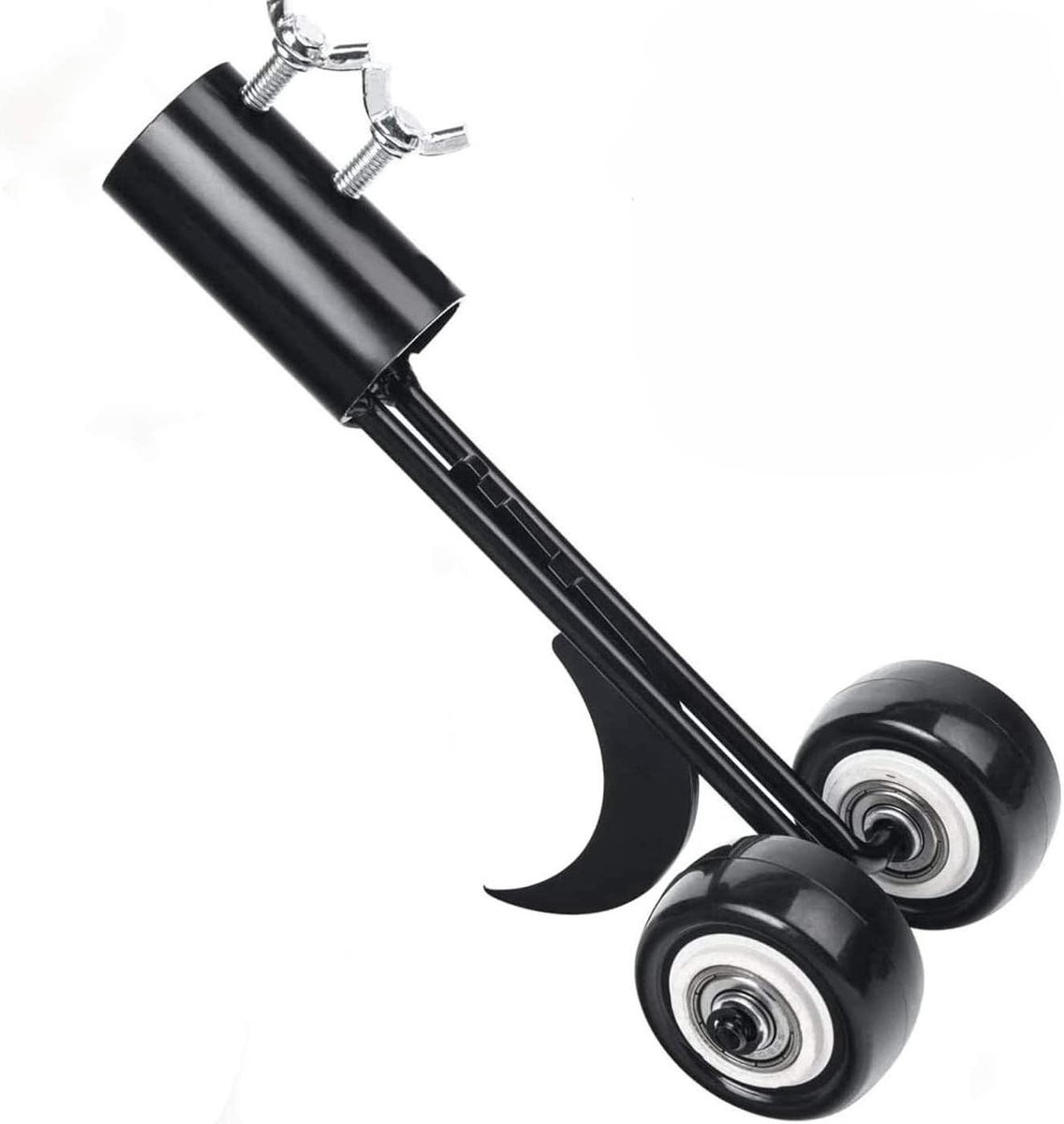 Onkruid Remover Tool - Wieden Gereedschap - Tuin Reinigen - Met Wielen - 19 x 17 cm - Grijs
