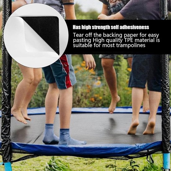 Trampoline Reparatiekit - Scheur Herstel - Trampoline Onderhoud - Zelfklevende Patches - 3 Vormen - Niet gespecificeerd — afbeelding 3