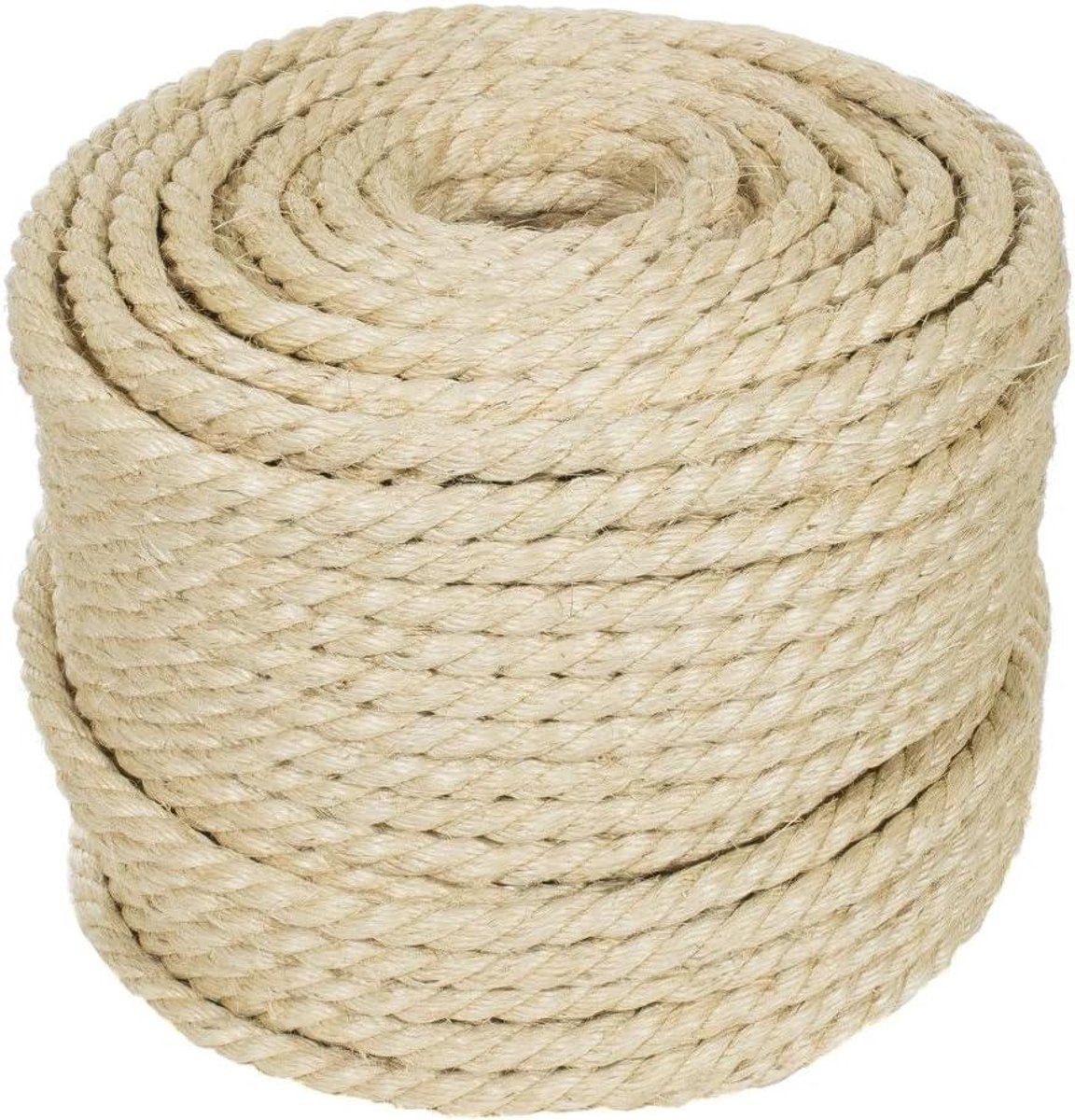 Twisted Sisal Touw - Natuurlijk Touw Hennep - DIY Projecten Buiten - Veilig Voor Dieren - Tot 183 Meter - Natuurlijk