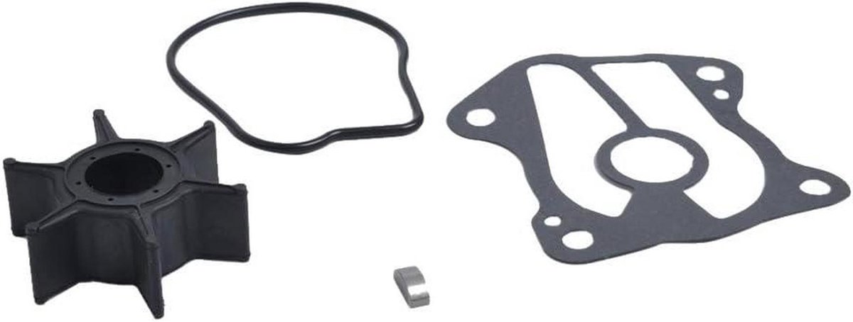 Waterpomp Reparatiekit - Loopwiel Set - Buitenboordmotor Onderhoud - Vervangt Deel # 06192 - Kunststof - Zwart