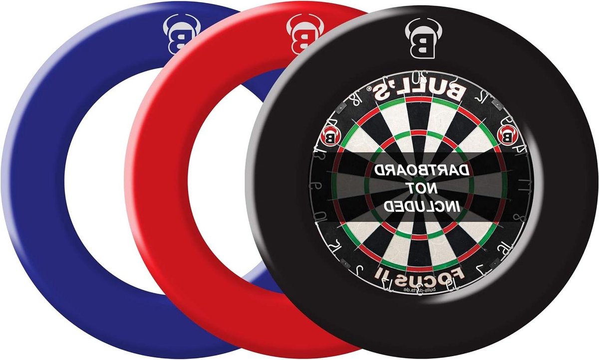 Dartbord Surround - Muur Beschermer - Dart Spel - Verbeterde Pasvorm - 68 cm Diameter - Rood