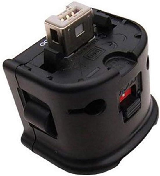Motion Plus adapter - Inductie adapter - Game precisie - Verbetert nauwkeurigheid - 10 x 10 x 10 cm - Zwart van Merkloos — afbeelding 2
