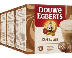 Douwe Egberts Café Au Lait Dolce Gusto Koffiecups- 3 x 16