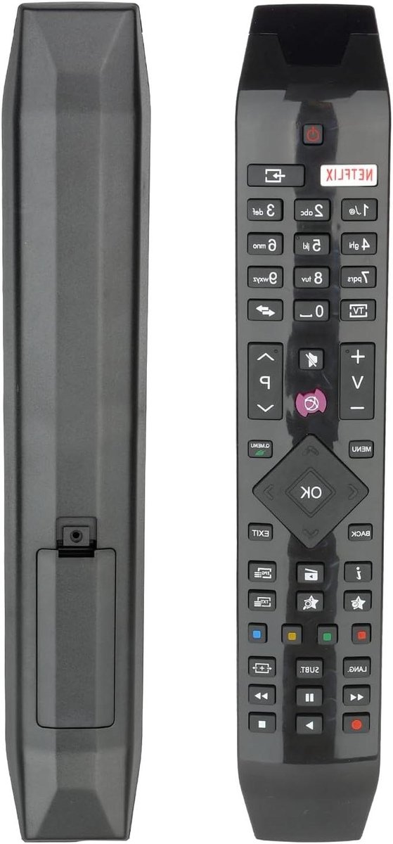 Afstandsbediening - Remote Control - TV Bediening - Directe Werking - 10 Meter Bereik - Zwart