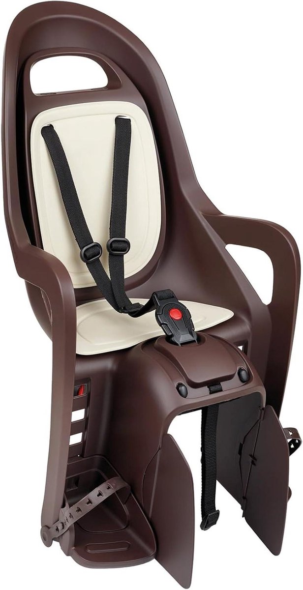Kinderzitje Fiets - Achterzitje - Veilig Fietsen - Groeit Mee Met Kind - Tot 22kg - Bruin