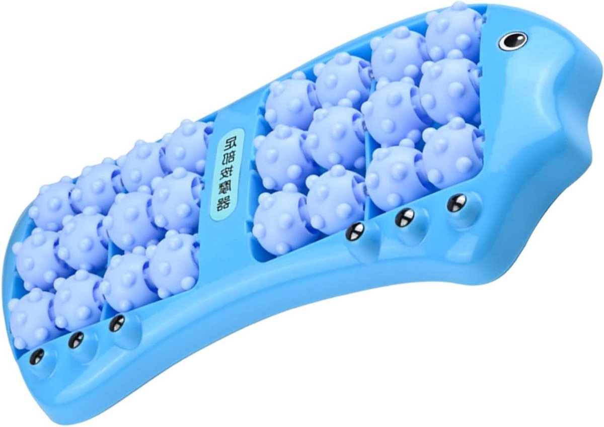 Voetmassage Rol - Beenroller - Spierherstel - Ergonomisch Ontwerp - 36.5 cm - Hemelsblauw