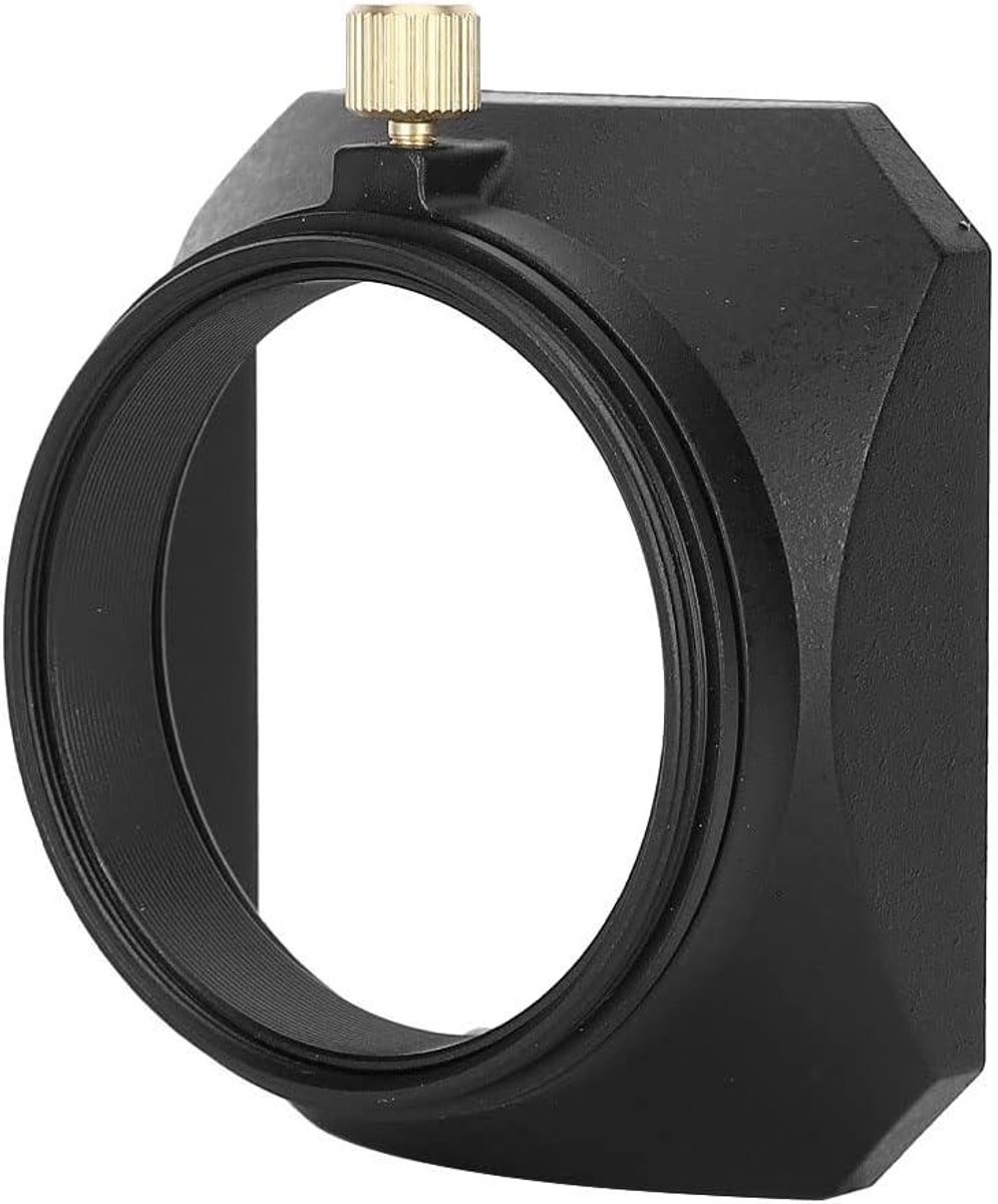 Camera Zonnekap - Lenskap Bescherming - Betere Foto's Maken - Blokkeert Ongewenst Licht - 52MM - Zwart