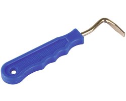 Hoefreiniger Paard - Hoefkrabber - Paardenverzorging - Eenvoudig in gebruik - 20 x 20 x 20 cm - Blauw