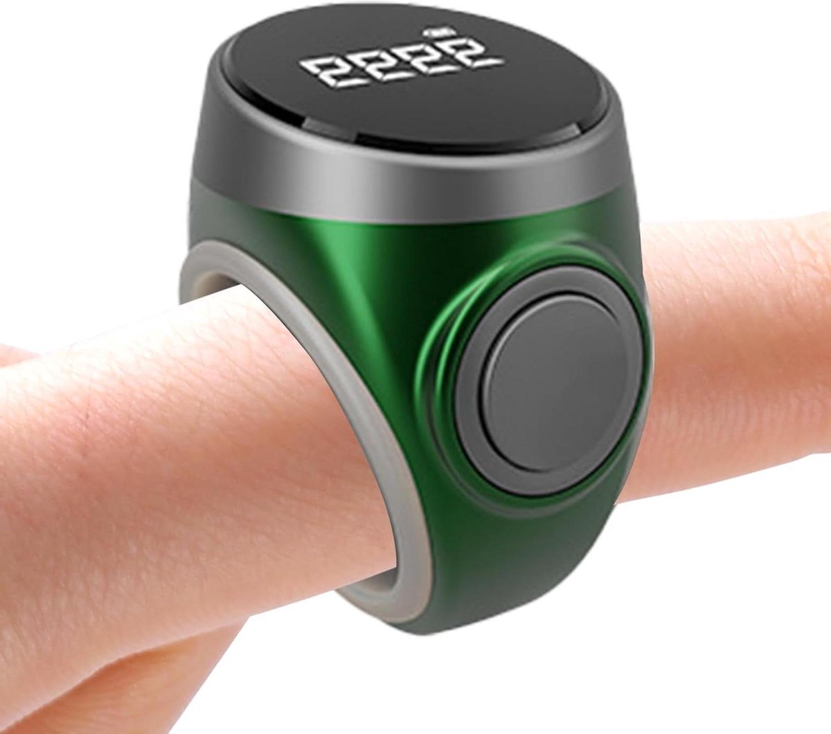 Vingerteller Clicker - Digitale Teller - Activiteiten Tellen - Groot Display - 4 Cijfers - Groen