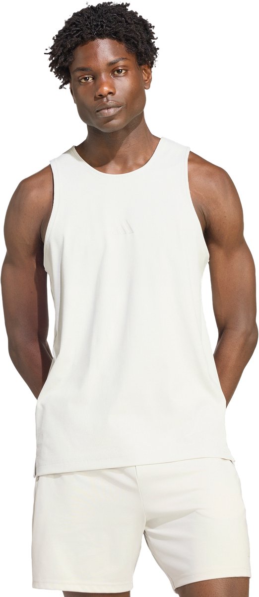 Adidas Performance Puremotion Geribbelde Tanktop - Heren - Grijs